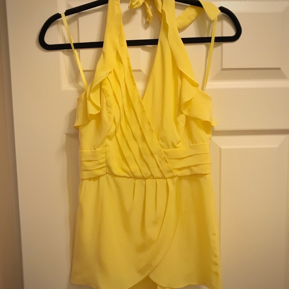 Yellow BCBG Halter
